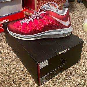 AIR MAX LEBRON X LOW RED & GRAY US size 11